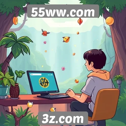 Experiência do usuário no site de jogos 55ww.com